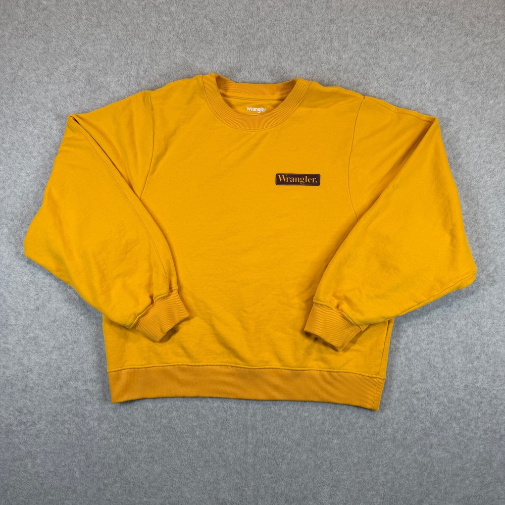 VIntage Wrangler Womens L Yellow Boxy Fit